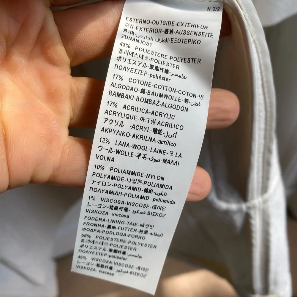 UNITED COLORS OF BENETTON COAT SZ 4US - Picture 7 of 14